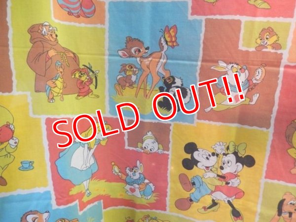 画像4: ct-140401-04 Disney / 70's Flat Sheet (Twin)