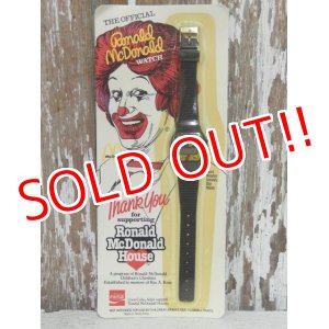 画像: ct-140401-35 McDonald's / 80's Ronald McDonald Watch (Black)