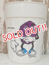 画像: ct-140408-13 California Raisins / 1987 Plastic Cup "Justin X Grape"