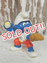 画像: ct-140409-09 Smurf PVC / 1997 TEAM McDonald's PLAYER Smurf "Baseball Pitcher"