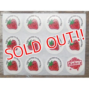 画像: ct-140318-46 Kahn's / Sticker "Strawberry"