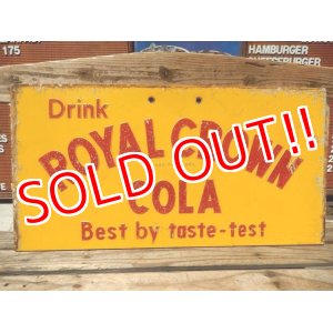 画像: dp-140508-38 Royal Crown Cola / 40's-50's Metal sign