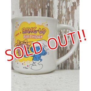 画像: ct-140509-18 Smurf / 80's Ceramic Mug "Happy Birthday"