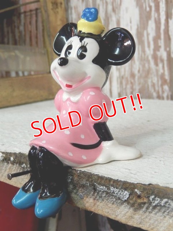 画像3: ct-140516-05 Minnie Mouse / 70's Ceramic figure