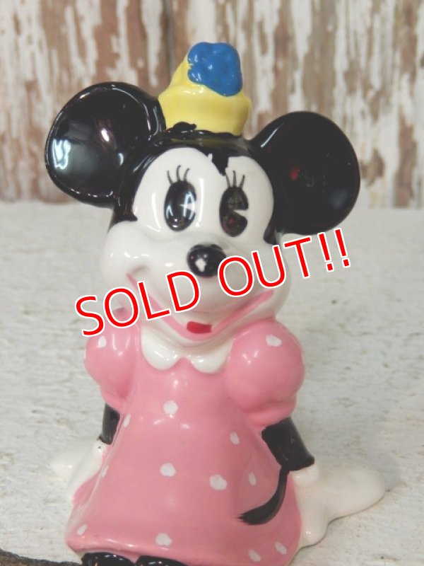 画像2: ct-140516-05 Minnie Mouse / 70's Ceramic figure