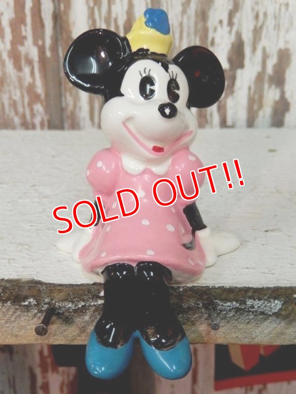 画像1: ct-140516-05 Minnie Mouse / 70's Ceramic figure