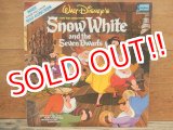 画像: ct-140510-22 Snow White and Seven Dwarfs / 70's Record & Book