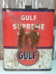 画像1: dp-140508-06 Gulf / 50'-60's Supreme Motor Oil Can