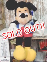 画像: ct-140429-35 Mickey Mouse / 90's Plush Doll "Aloha shirt"