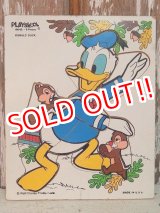 画像: ct-140611-01 Donald Duck / Playskool 70's Wood Puzzle