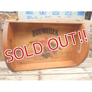 画像: dp-140606-02 Budweiser / 70's Wood Tray