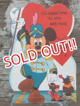 画像: ct-140318-69 Mickey Mouse / 60's Valentine's Card