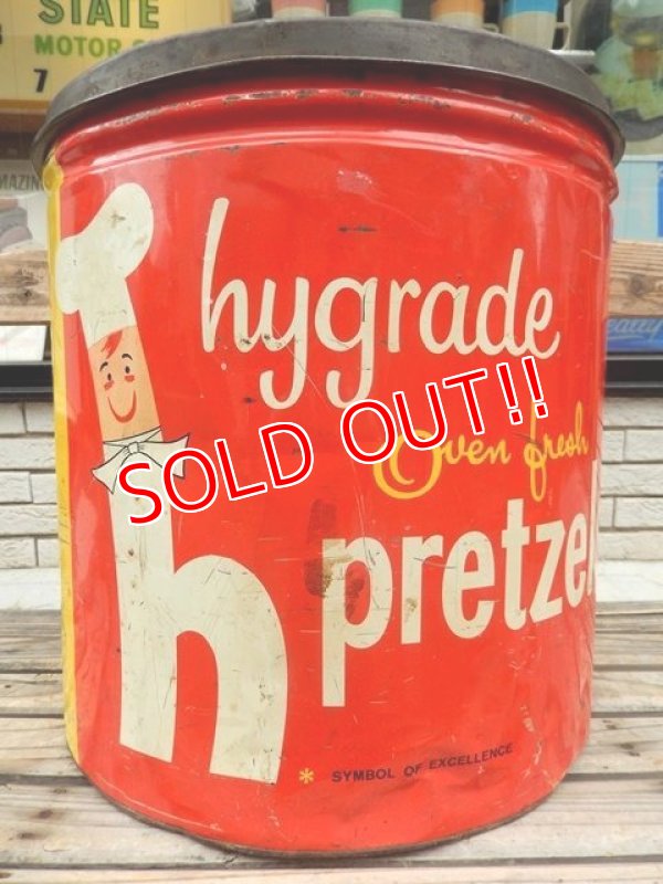 画像1: dp-140508-04 Hygrade Pretzels / Vintage Tin Can