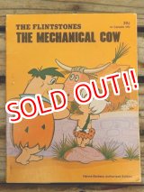 画像: bk-140610-07 The Flintstones / The Mechanical Cow 1975 Picture Book