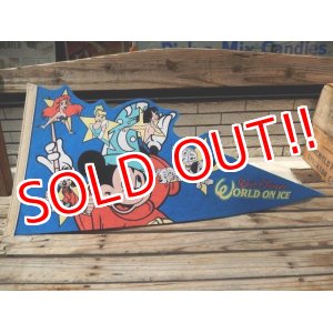 画像: ct-140624-03 Walt Disney's / World on Ice Pennant