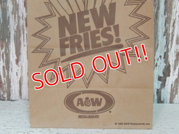 画像3: dp-131105-06 A&W / 1995 Paper Bag "New Fries!"