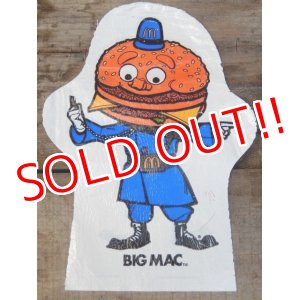 画像: ct-140701-13 McDonald's / Big Mac Police 1976 Vinyl Puppet