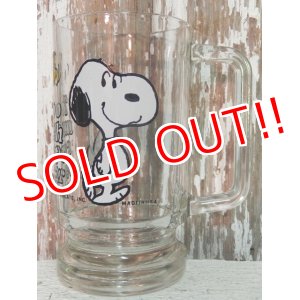 画像: gs-140708-01 Snoopy / 70's Beer Mug "Too much root beer!"