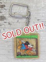 画像: ct-140711-01 Mickey Mouse & Pluto / 70's-80's Keychain (Denmark)