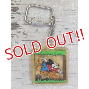 画像: ct-140711-01 Mickey Mouse & Pluto / 70's-80's Keychain (Denmark)