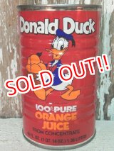 画像: ct-140805-01 Donald Duck / 80's 100% Pure Orange Juice Can