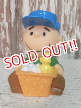 画像: ct-140812-25 PEANUTS / McDonald's 1990 Meal Toy Under-3 "Charlie Brown's Egg Basket"