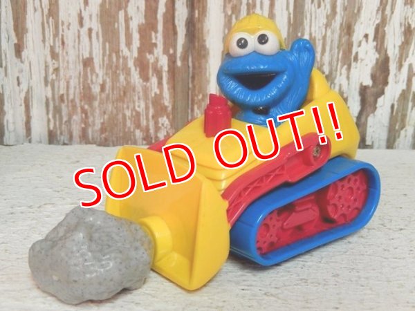 画像1: ct-140805-18 Cookie Monster / Mattel 2001 Bulldozer