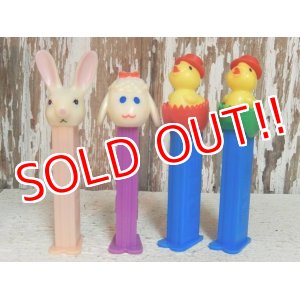 画像: pz-130917-04 Easter / Early 90's PEZ Dispenser set of 4