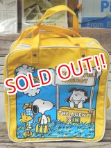 画像: ct-140901-05 Snoopy / 70's Nylon Travel Bag