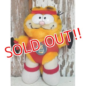 画像: ct-140909-25 Garfield / R.DAKIN 80's Plush Doll "Aerobics"