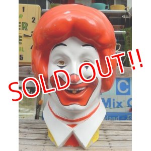 画像: ct-141001-17 McDonald's / 70's Ronald McDonald Balloon Head Display