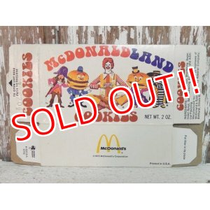 画像: ct-140701-19 McDonald's / McDonaldland 70's Cookie Box