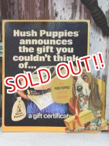 画像: ct-141001-26 Hush Puppies / 70's Cardboard sign "Give Hush Puppies ...For Any Occasion"