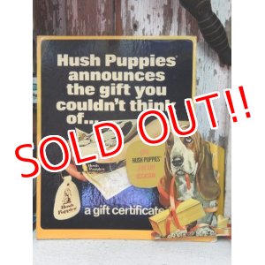 画像: ct-141001-26 Hush Puppies / 70's Cardboard sign "Give Hush Puppies ...For Any Occasion"