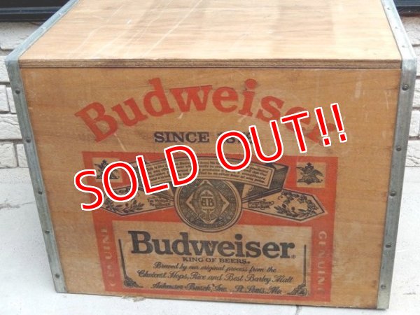 画像5: dp-141101-05 Budweiser / 70's Wood Box