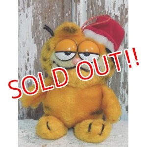 画像: ct-140909-25 Garfield / Dakin 80's Plush Doll "Santa"