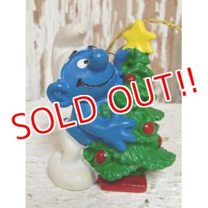 画像: ct-140715-15 Smurf / PVC Ornament "Christmas Tree" #51901