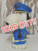 画像: ct-141125-04 Snoopy / 70's Vinyl Squeak Toy "Police" 