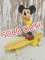 画像: ct-141209-39 Mickey Mouse / Azrak-Hamwat Int'l 1978 Skateboard Toy