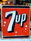 画像1: dp-141215-04 7up / 1962 Metal sign