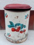 画像1: dp-150101-11 Vintage Tin Trash Box