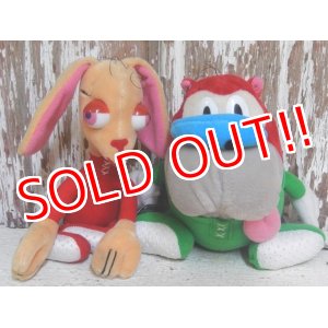 画像: ct-140724-39 Ren & Stimpy / DAKIN 90's Plush Doll set