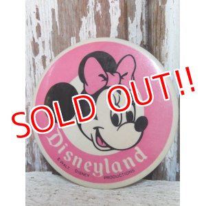 画像: ct-150302-46 Disneyland /  70's Minnie Mouse Pinback