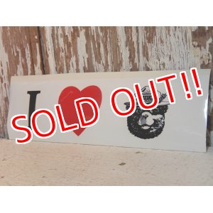 画像: ct-150217-08 Smokey Bear / Sticker "I ♡ Smokey Bear"