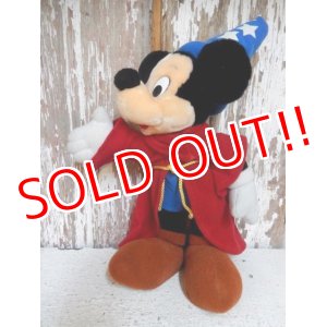 画像: ct-150206-30 Mickey Mouse / 90's Plush Doll "FANTASIA"