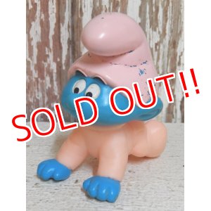 画像: ct-150311-25 Baby Smurf / 90's Soft Vinyl Doll