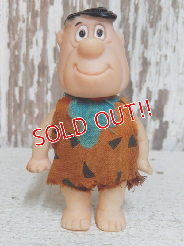 画像1: ct-150407-37 Fred Flintstone / 60's Soft vinyl figure