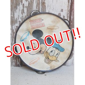 画像: ct-150519-46 Mickey Mouse & Donald Duck / Vintage Tambourine