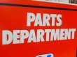 画像2: dp-150602-04 Valvoline / 1984 Plastic Sign "PARTS DEPARTMENT"