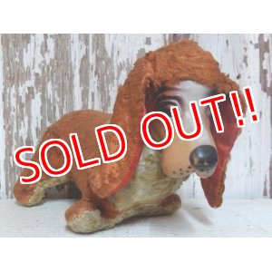 画像: dp-150602-50 Vintage Rubber Face Dog Plush Doll